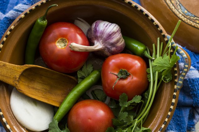 Ingredients for a Red Salsa