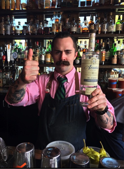 Bartender making Classic Cocktails with Azunia