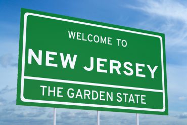 New Jersey Bars Road Sign