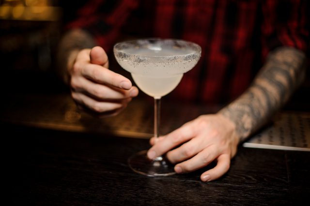 Margarita History Bartender Serving a Margarita Cocktail