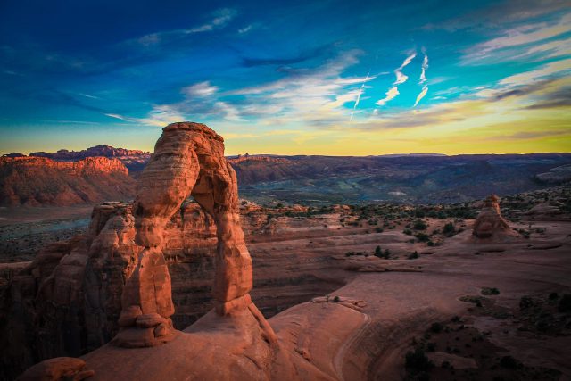 surreal desert landscape, arizona @solotravelgoals photo instagram