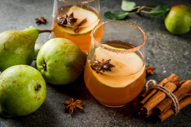 We Make a Nice Pear Winter Holiday Cocktail