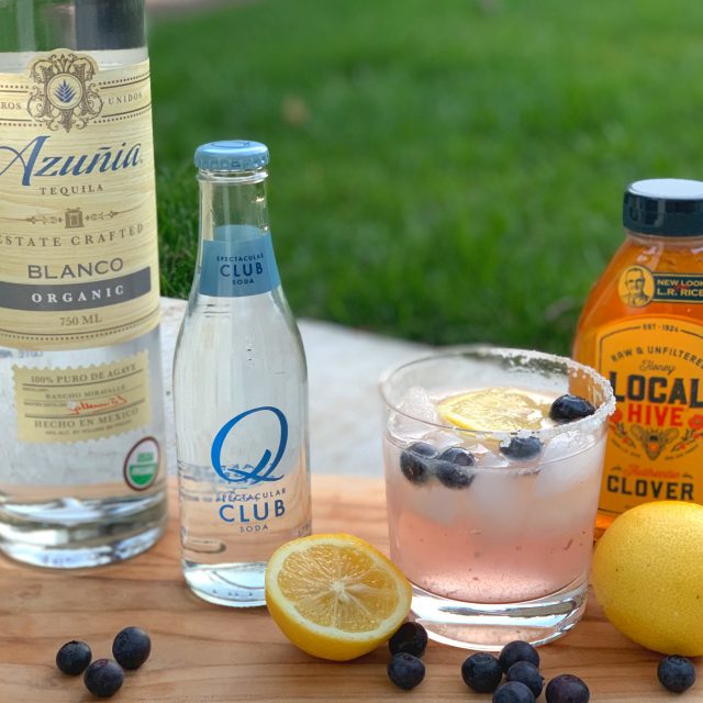 Honey Blueberry Cocktail