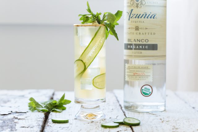 Cucumber Cooler Cocktail - Azunia Tequila