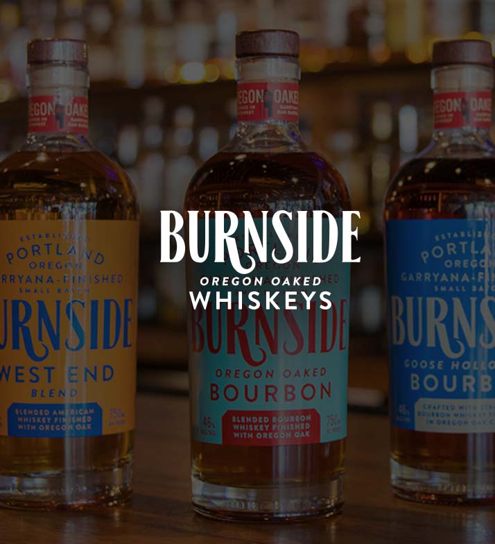 Burnside Oregon Oaked Whiskeys